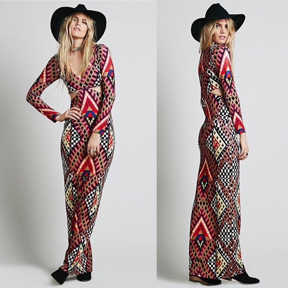Mara Hoffman Women’s Deep V Bazaar Cutout Gown